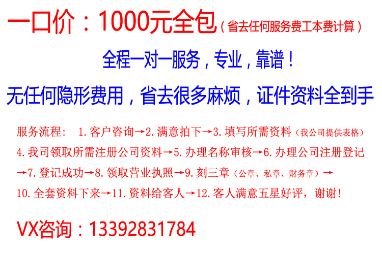 公司注册详情页